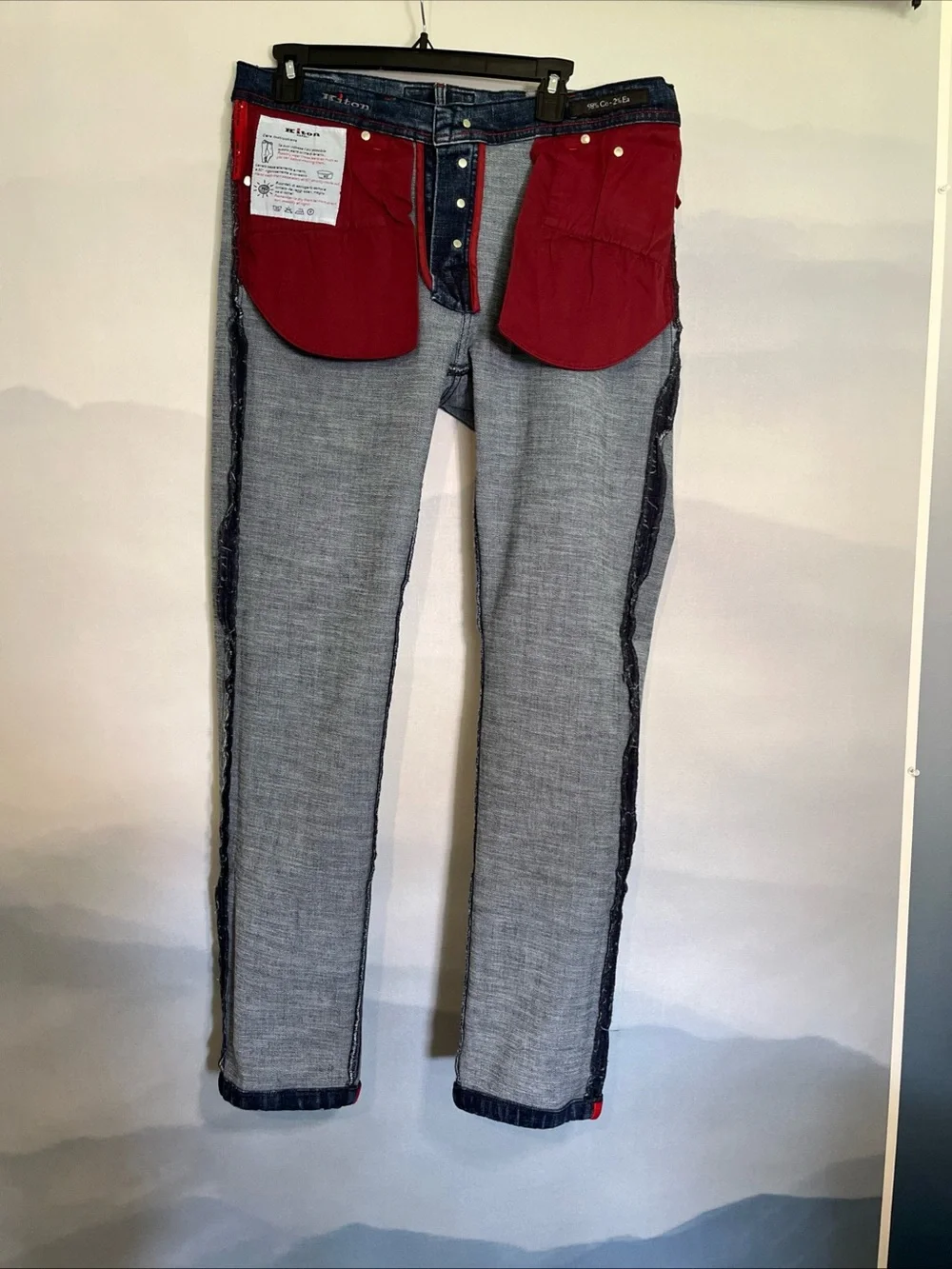 Kiton Napoli Limited Edition Mens jeans 36 Slim inseam 32. Made in Italy